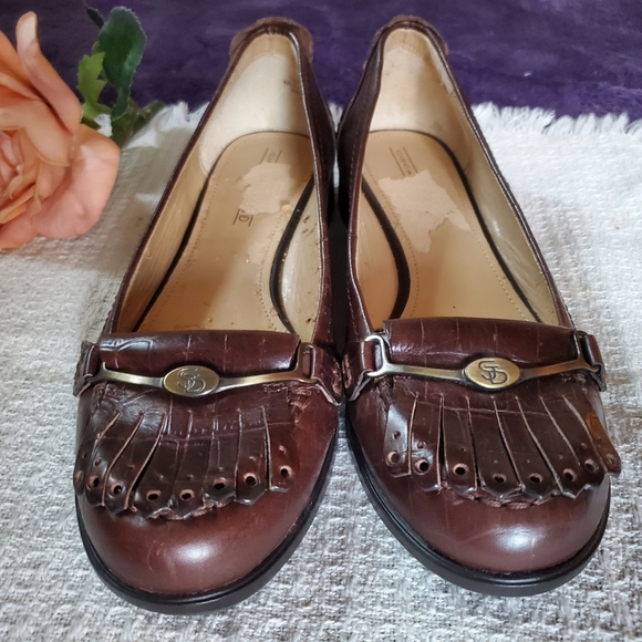Circa by Joan and David Womens Sz 6.5 Soft Brown Leather Signature Loafers F-185 - Picture 4 of 12